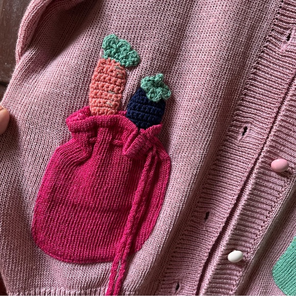 Fruity Pink Light Knit Cardigan - Picture 5 of 7